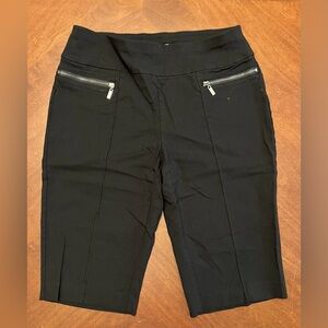 Women’s Style & Co. Black Pull On Bermuda Shorts Size Petite Medium
